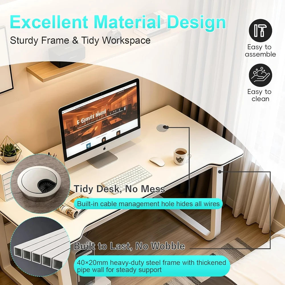 Modern Minimalist Student Writing Desk