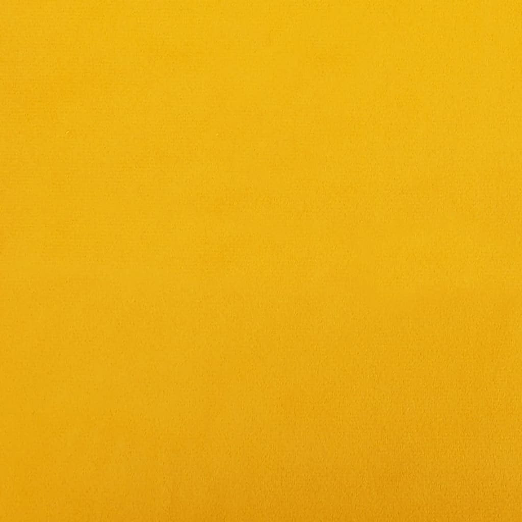 Rocking Chair Mustard Yellow Velvet