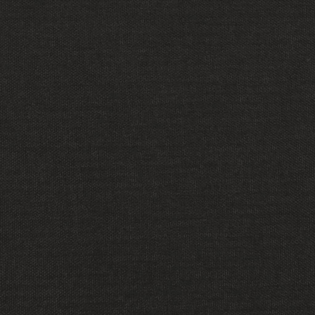 3-Seater Sofa Black 70.9" Fabric