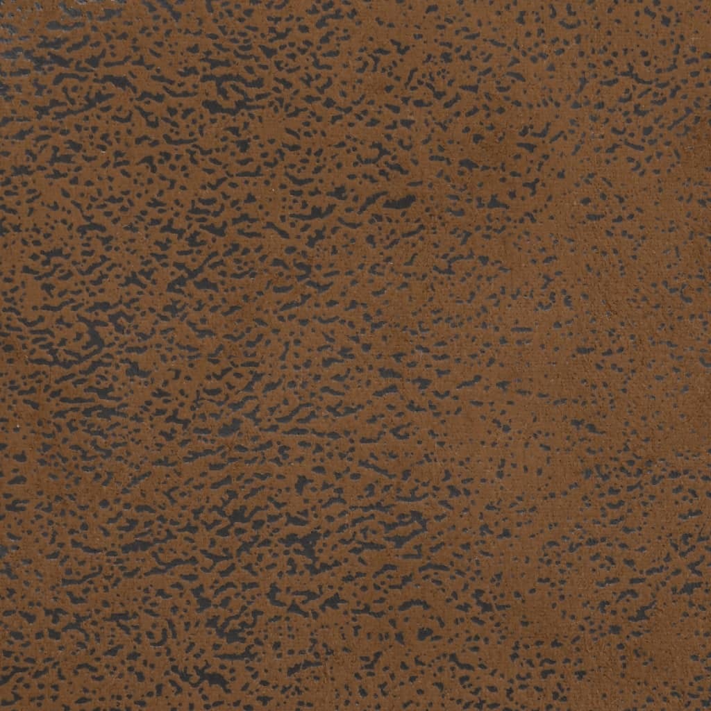 Sofa Chair Brown Faux Suede Leather
