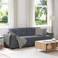 3-Seater Sofa Dark Grey 180 cm Velvet