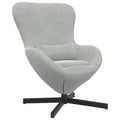 | Egg Chair | Light Grey 24.80 x 28.74 x 35.43 in Velvet