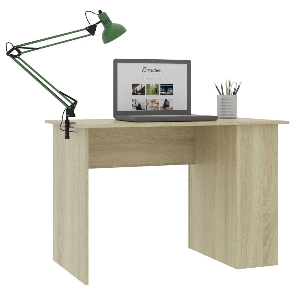 Desk Sonoma Oak 43.3"x23.6"x28.7" Engineered Wood