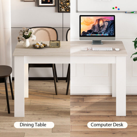 47 Inches Dining Table for Kitchen and Dining Room-Dark Gray